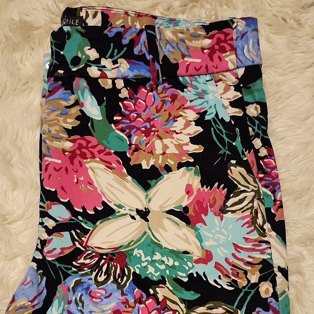 J Crew Mercantile Floral Pants